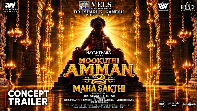 Mookuthi Amman 2 — official film artwork